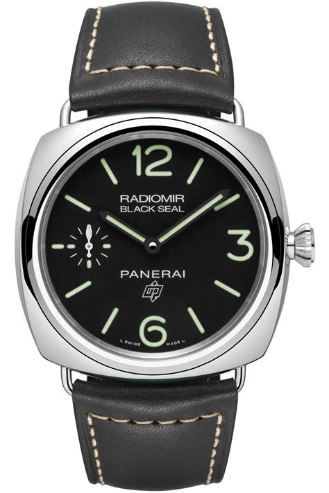 panerai black seal ceramica|radiomir panerai price.